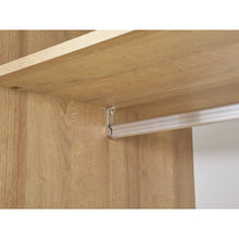 Load image into Gallery viewer, Makalu Wardrobe 3 Door Storage Shelves - Oak