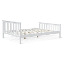 Load image into Gallery viewer, Andes Queen Wooden Bed Frame - White