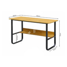 Load image into Gallery viewer, Andrea 120cm Computer Desk - Black