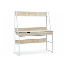 Load image into Gallery viewer, Siya 120cm Computer Desk with Drawers - Oak (0.095m3 - 23kg)