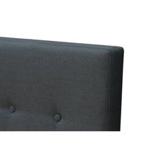 Load image into Gallery viewer, Susan King Single Fabric Upholstered Headboard - Charcoal