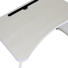Load image into Gallery viewer, Portable Anti-Slip Laptop Desk Laptop Tray Table - White