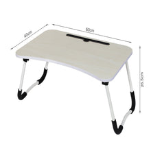 Load image into Gallery viewer, Portable Anti-Slip Laptop Desk Laptop Tray Table - White
