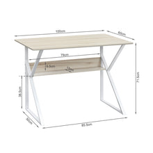 Load image into Gallery viewer, Yael 100cm Computer Desk - Maple