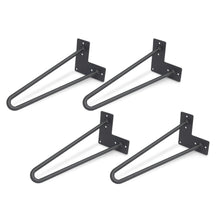 Load image into Gallery viewer, 30cm Hairpin Table Leg 2 Rod Steel Metal - Set of 4