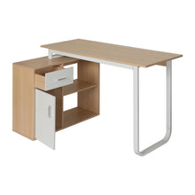 Load image into Gallery viewer, Yates 120cm Computer Desk with Left Cabinet - Oak