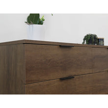 Load image into Gallery viewer, Ocala Low Boy 6 Drawer Chest Dresser - Walnut
