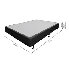 Load image into Gallery viewer, Vinson Fabric Queen Bed Base - Black