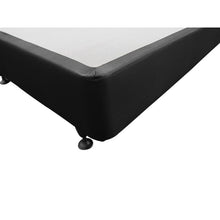 Load image into Gallery viewer, Charles Fabric King Split Bed Base 4 Drawers - Black
