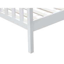 Load image into Gallery viewer, Andes double wooden bed frame - white