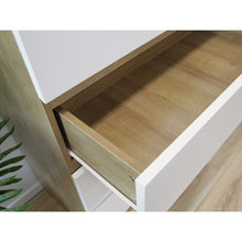 Load image into Gallery viewer, Harris 5 Drawers Tallboy - Oak + White