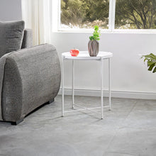 Load image into Gallery viewer, Ellison Round Side Table Coffee Table - White