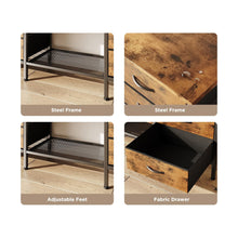Load image into Gallery viewer, Cavalla 1.6m Entertainment Unit with Drawers - Rustic Brown