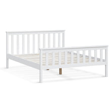 Load image into Gallery viewer, Andes double wooden bed frame - white