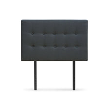 Load image into Gallery viewer, Susan King Single Fabric Upholstered Headboard - Charcoal
