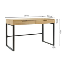 Load image into Gallery viewer, Ocala 120cm Computer Desk - Oak