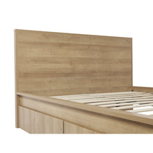 Load image into Gallery viewer, Harris Queen Bed Frame with Storage - Oak