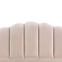 Load image into Gallery viewer, Daisy Velvet Single Bed Frame - Champagne Pink