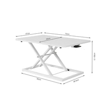 Load image into Gallery viewer, Sit-Stand Desk Converter - White