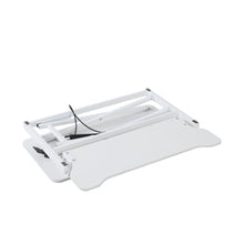 Load image into Gallery viewer, Sit-Stand Desk Converter with Keyboard Tray - White