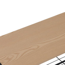 Load image into Gallery viewer, Milton 4 Tier Storage Shelf - Maple + Black