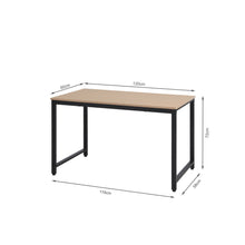 Load image into Gallery viewer, Easton 120cm Computer Desk - Natural + Black