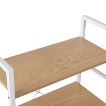 Load image into Gallery viewer, Hikuai 3 Tier Bookshelf - Natural + White