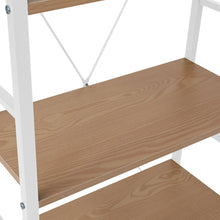 Load image into Gallery viewer, Hikuai 5 Tier Bookshelf - Natural + White