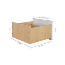 Load image into Gallery viewer, Gavin 120cm Computer Desk with Drawers - Natural + White (0.091m3 - 24.5kg)
