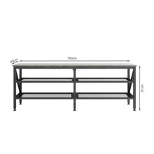 Load image into Gallery viewer, Gambia 1.4m Entertainment Unit - Grey Oak