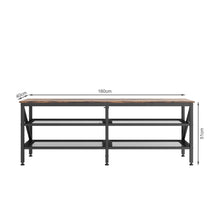 Load image into Gallery viewer, Gambia 1.6m Entertainment Unit - Rustic Brown
