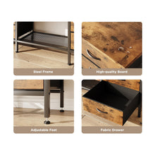 Load image into Gallery viewer, Cavalla 1.4m Entertainment Unit with Drawers - Rustic Brown