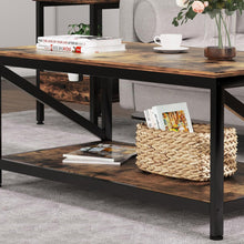 Load image into Gallery viewer, Atlas 1m Coffee Table - Rustic Brown