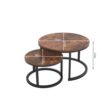 Load image into Gallery viewer, Buir Nesting Coffee Table - Set of 2 - Light Cherry
