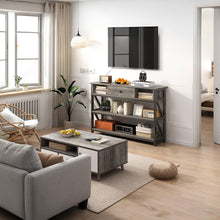 Load image into Gallery viewer, Atlas 1.2m Console Table with Drawer - Gray Oak