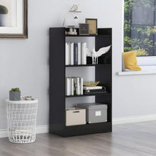 Load image into Gallery viewer, Bulls 60cm 4 Tier Bookshelf - Black