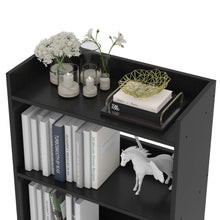 Load image into Gallery viewer, Bulls 60cm 4 Tier Bookshelf - Black