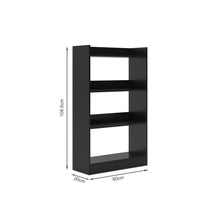 Load image into Gallery viewer, Bulls 60cm 4 Tier Bookshelf - Black