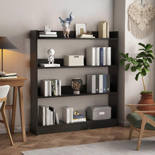 Load image into Gallery viewer, Bulls 100cm 4 Tier Bookshelf - Black