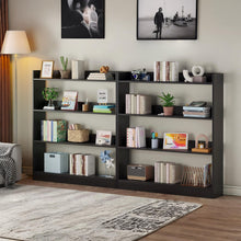 Load image into Gallery viewer, Bulls 100cm 4 Tier Bookshelf - Black