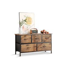 Load image into Gallery viewer, Madilyn 5 Drawers Lowboy - Rustic Brown