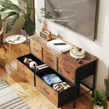 Load image into Gallery viewer, Madilyn 5 Drawers Lowboy - Rustic Brown
