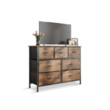 Load image into Gallery viewer, Madilyn 7 Drawers Lowboy - Rustic Brown