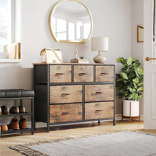 Load image into Gallery viewer, Madilyn 7 Drawers Lowboy - Rustic Brown