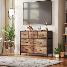Load image into Gallery viewer, Madilyn 7 Drawers Lowboy - Rustic Brown