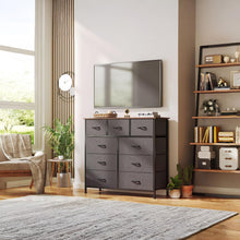 Load image into Gallery viewer, Madilyn 9 Drawers Tallboy - Black Walnut