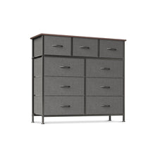 Load image into Gallery viewer, Madilyn 9 Drawers Tallboy - Black Walnut