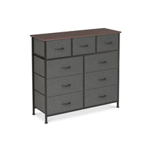 Load image into Gallery viewer, Madilyn 9 Drawers Tallboy - Black Walnut