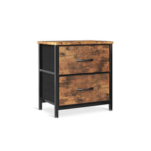 Load image into Gallery viewer, Hailey Bedside Table - Rustic Brown