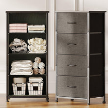 Load image into Gallery viewer, Hailey 4 Drawers Tallboy - Black